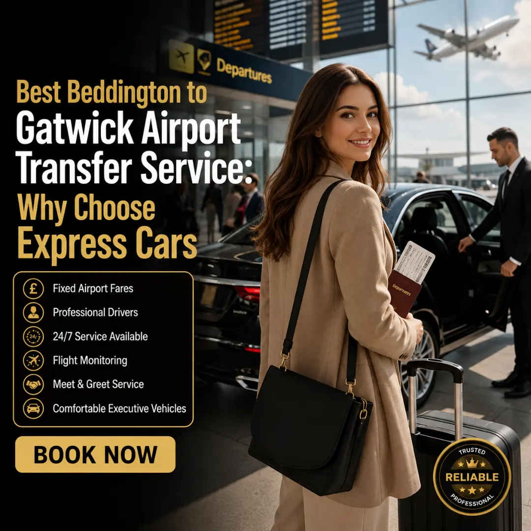 Blog image of Best Beddington to Gatwick Airport Transfer Service: Why Choose Express Cars